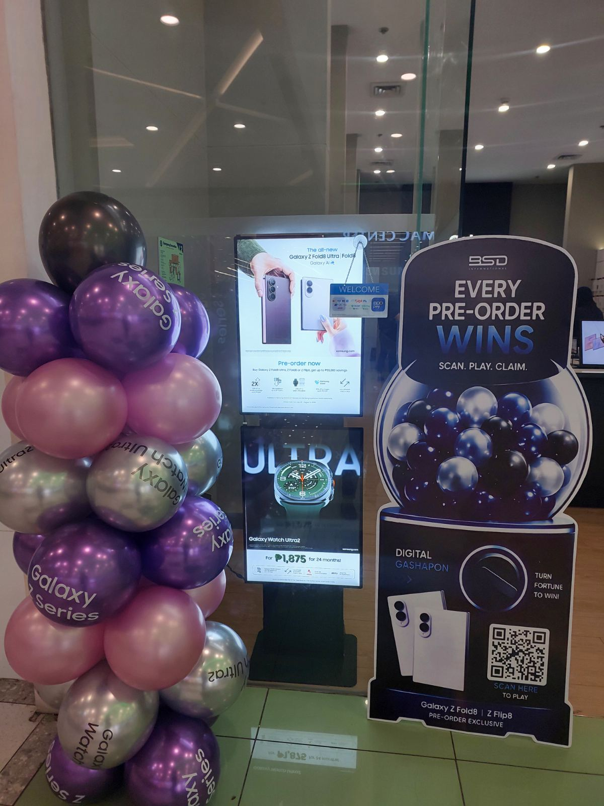 Samsung concept store standee installation 02