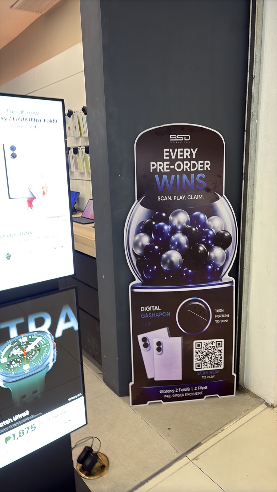 Samsung concept store standee installation 16